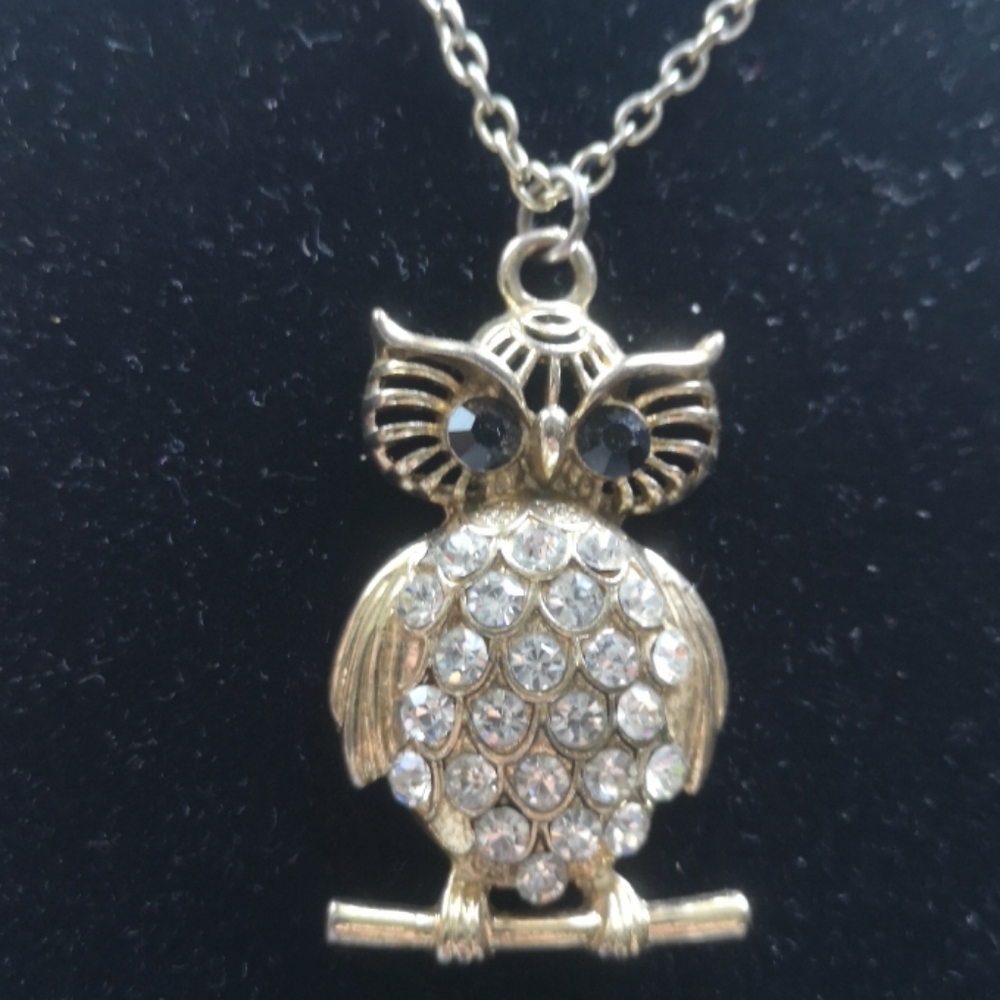❤️ OWL Necklace 18"